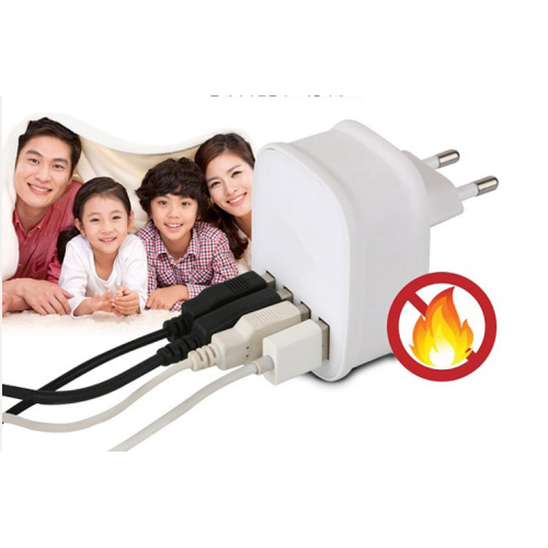 mobile handset travel usb charger, 5V 4.5A 4 USB mobile phone chargers 6s, power bank usb charger with CE FCC ROHS KC